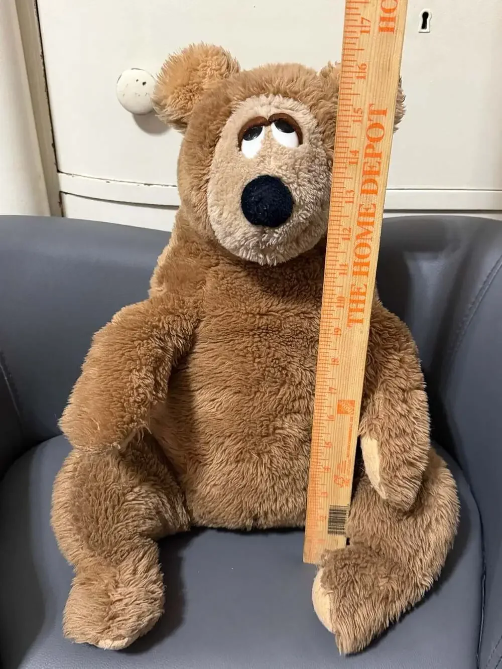 Wallace Berrie Bertram Plush Teddy Bear Brown Stuffed Animal Vintage